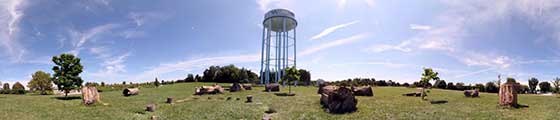Water Tower at the Lexington Arboretum